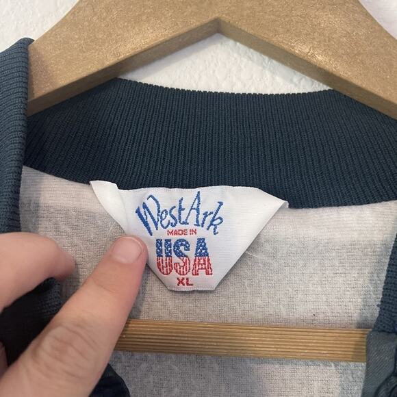 Vintage WestArk Jacket Mens XL Little Brown Jug Tavern Murfreesboro Lined 90s - Picture 2 of 13